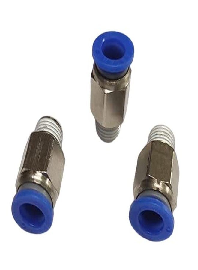 CRAFTSFY 1/4" X 10 MMOD Pneumatic Push Type Male Connector Joint Pneumatic Connector Quick Fittings Size: 1/4" X 10 MM OD Quick Air Fittings Size:1/4 X 10 MM (Pack of 3) - Image 4